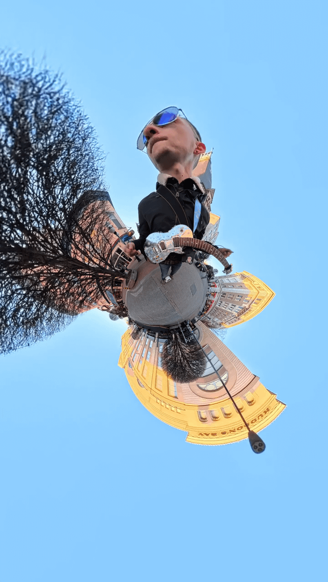 Vibing in orbit while the world moves beneath my wheel