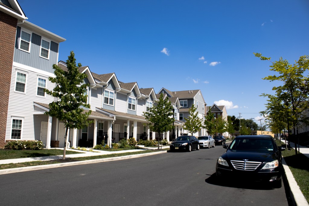 New housing units are seen in Imani Village in Wilmington, Delaware, in August 2024.