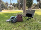 onewheel + camping chair = work from anywhere