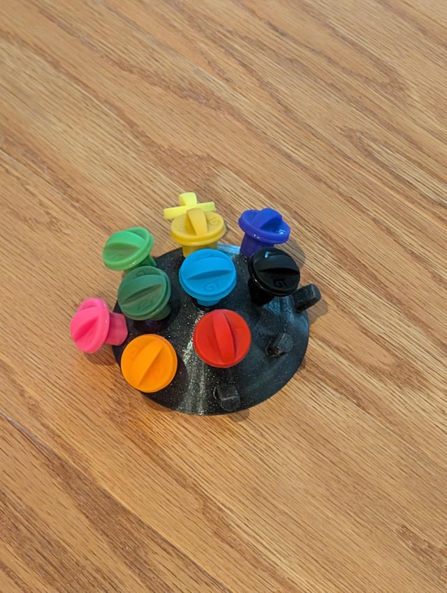 Made a silly charge plug holder