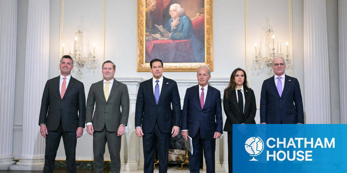 The participants in Lebanon-Israel talks in Washington