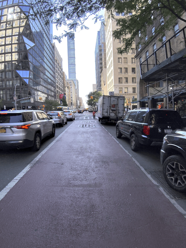 Cruising thru Flatiron on my GTS & Oakley Vanguards