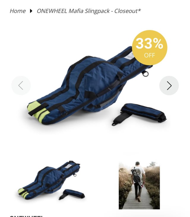 Onehweel mafia sling bag for XRC?