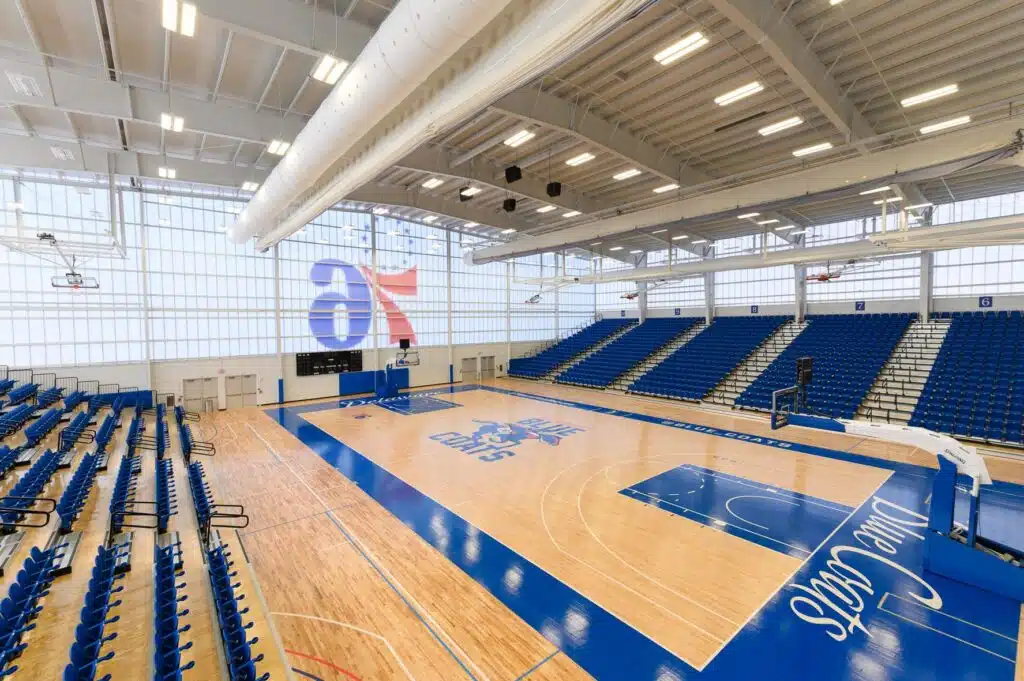The Delaware Blue Coats home stadium, the Chase Fieldhouse. Photo Courtesy of the Greater Wilmington Convention & Visitors Bureau and Moonloop Photography
