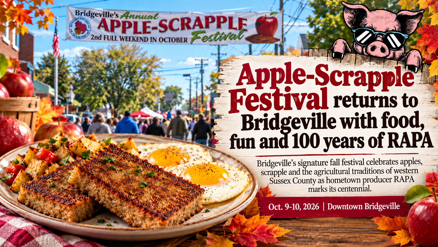 Bridgeville Apple Scrapple Festival Poster