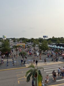 Fans enter the stadium from the plaza to witness the first Banana Ball game ever played in Delaware. Photo Credit: Ryan Colasanti