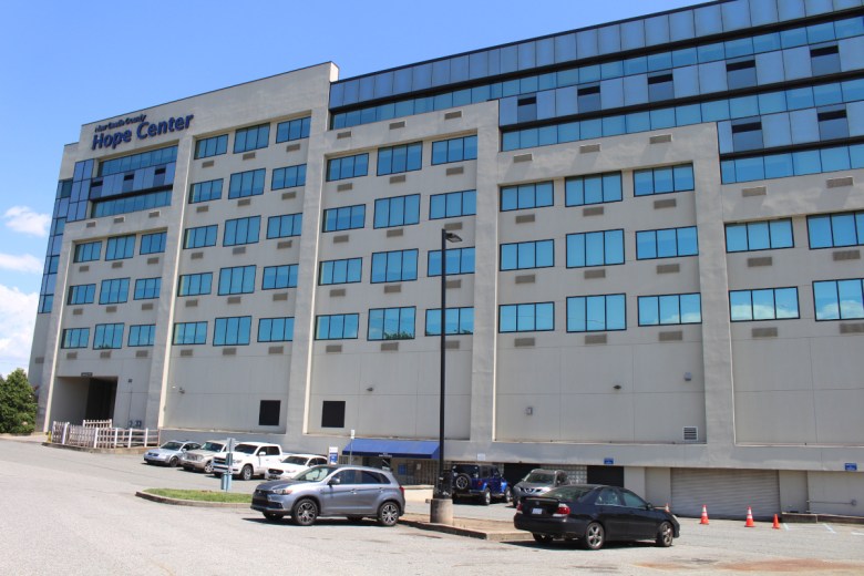 The New Castle County Hope Center in New Castle, Delaware, is pictured in May 2024.