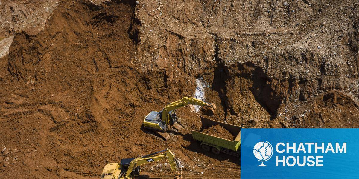 Nickel ore mining in Indonesia