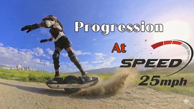 Working on off-road speed confidence with my daughter… she hit 25 mph