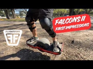 Flightfins Falcons II - First impressions! Ft. Funwheel X7LR