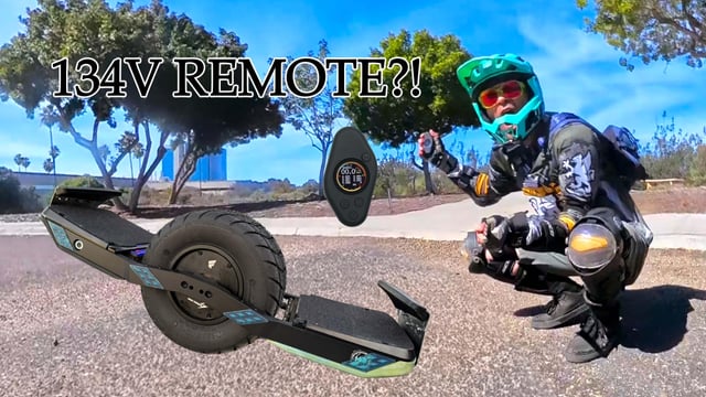 Riding 134V With a Remote for the First Time… Unreal Power