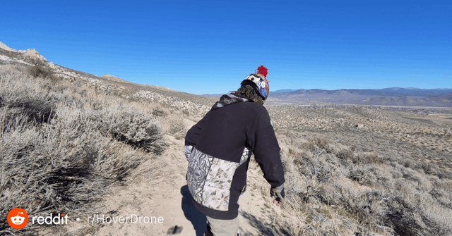 Chasing me down a mountain in Carson City, Nevada