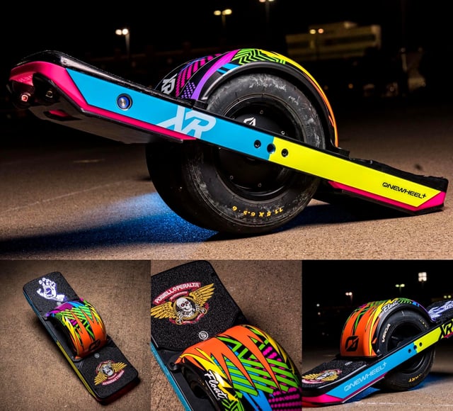 Retrofitted my onewheel into a 90s skateboard.
