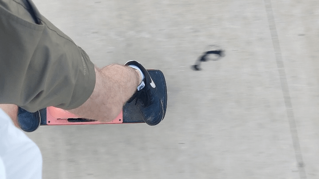 Back foot wobbly