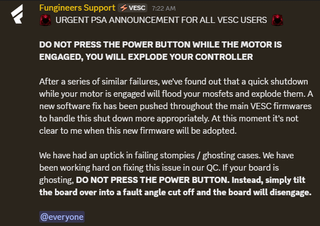 In case you arent a member of the Fungineers Discord here is some important info For X7 owners