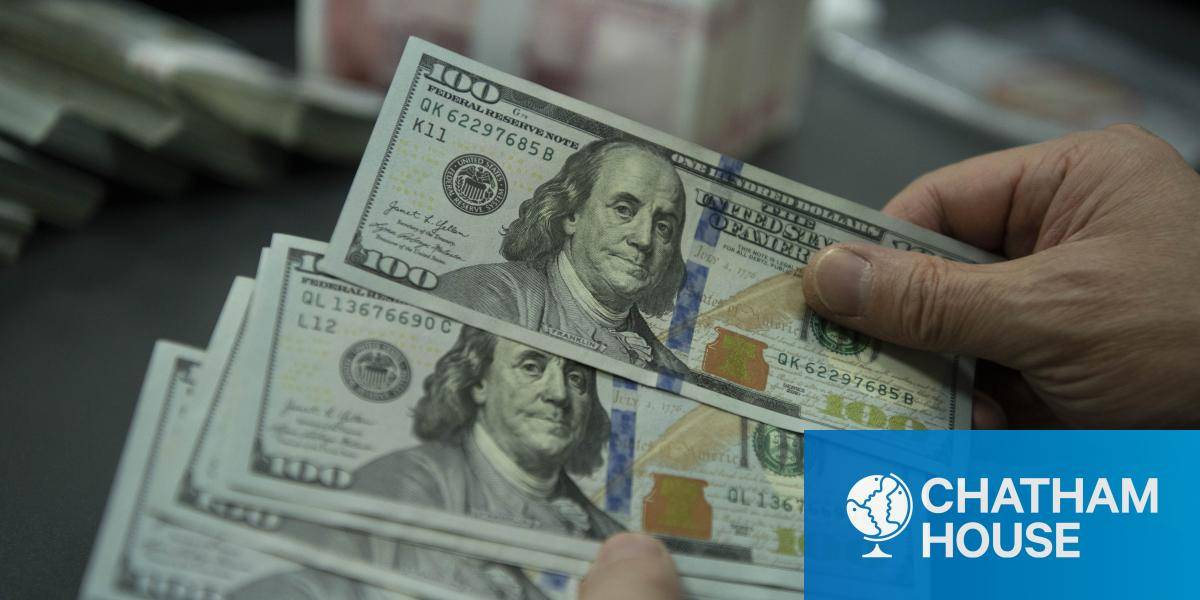 Dollars being counted in China