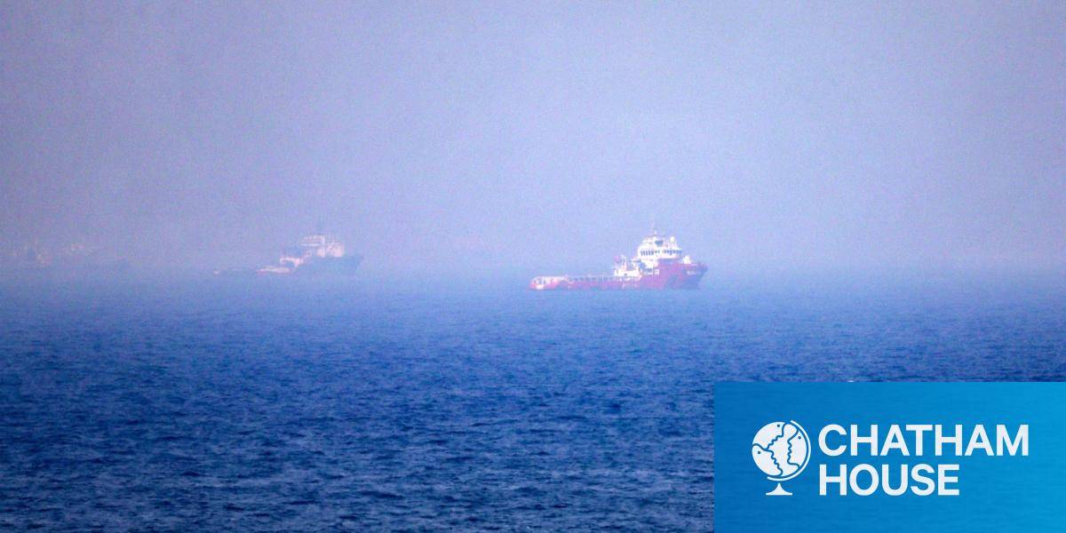 Ships off the eastern coast of the United Arab Emirates on 13 July 2026. 