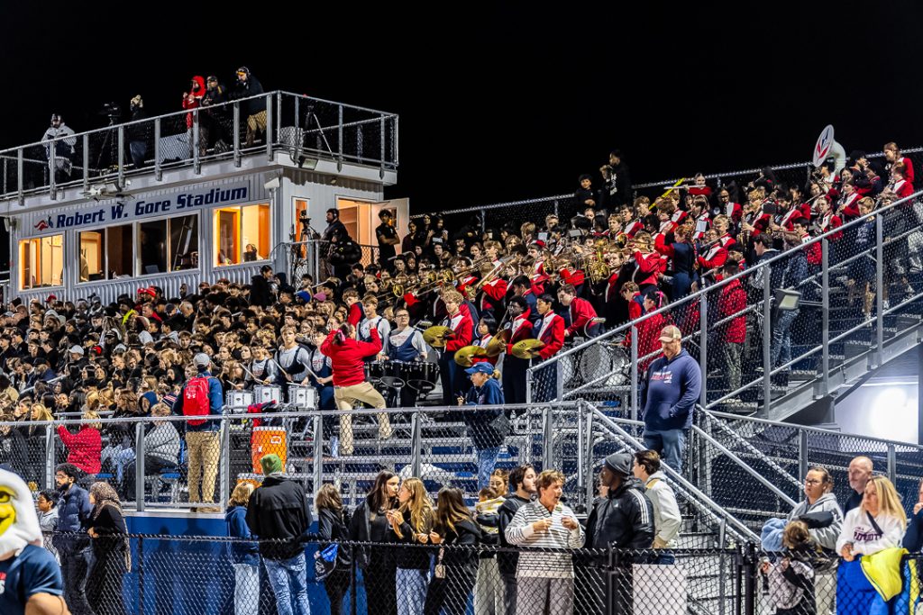 The rematch of last seasons' Class 1A championship game drew a big crowd to see Newark Charter football take on Seaford, Friday night. 