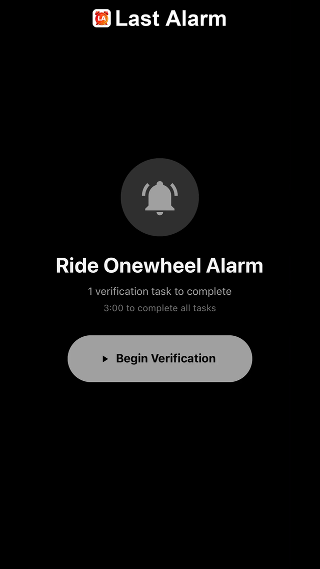 "Ride Onewheel Alarm" to help keep me from skipping rides