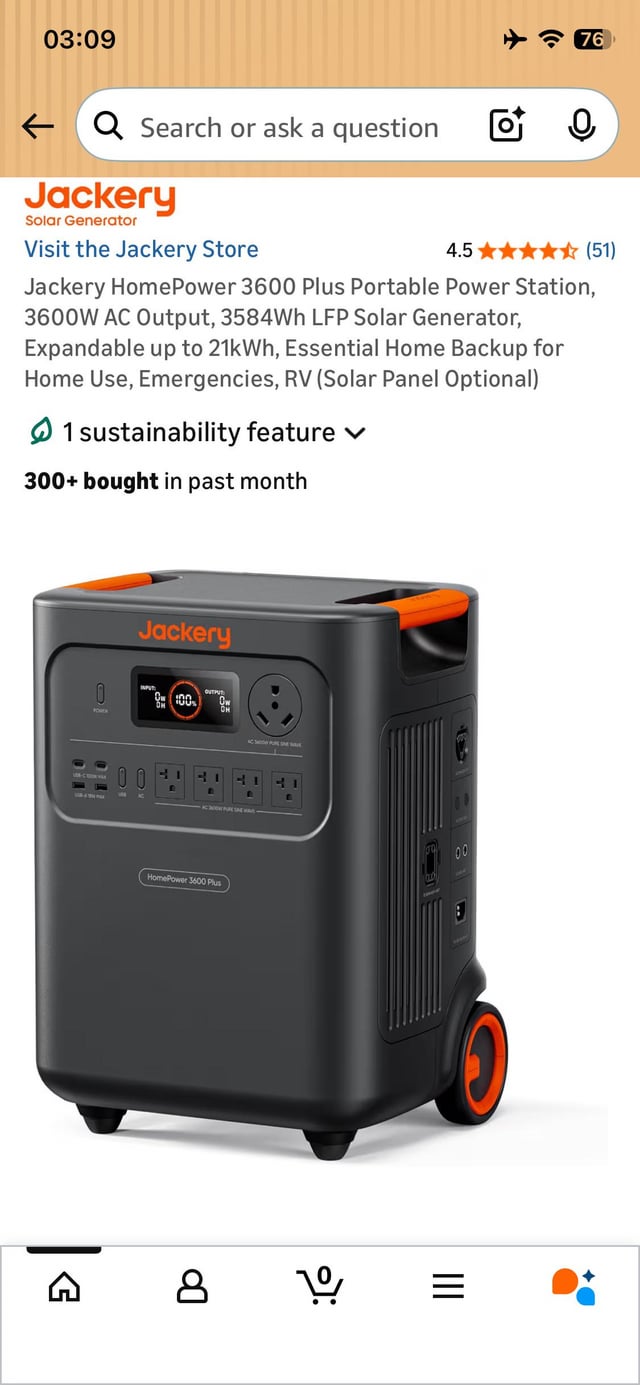 Charging while off the grid