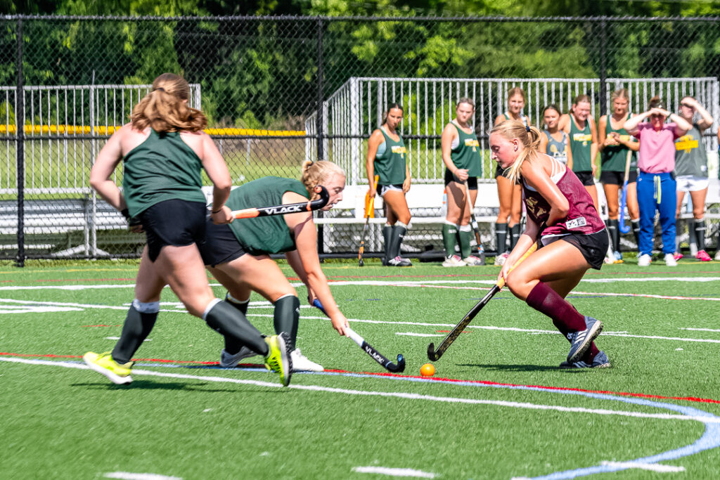 Milford field hockey and St. Mark's field hockey participated in the play day hosted by Smyrna High School.