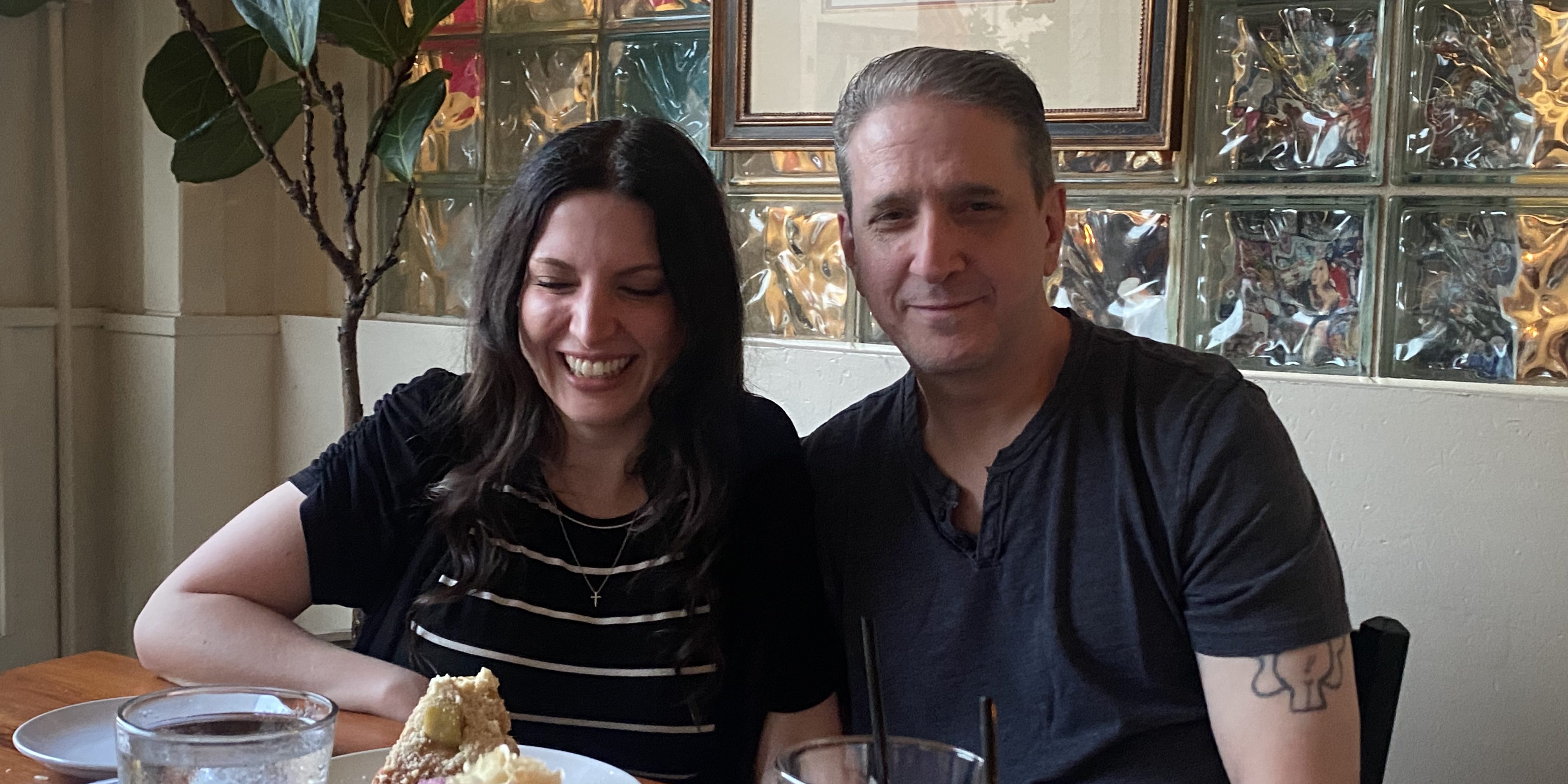 Richard Glossip with his wife, Lea, at a restaurant in Oklahoma City, Okla., on May 18, 2026.