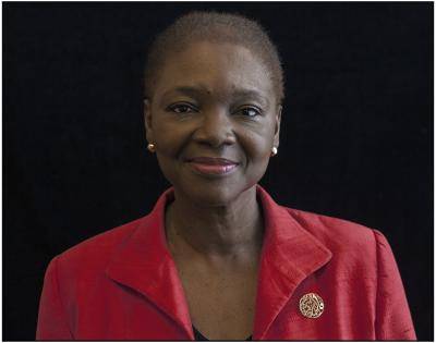 Portrait of Baroness Amos taken by Ander McIntyre at Chatham House in 2018.