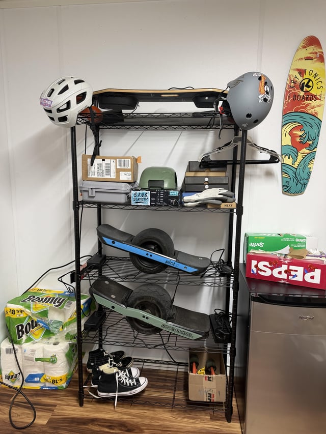 My Onewheel/Pev shelf
