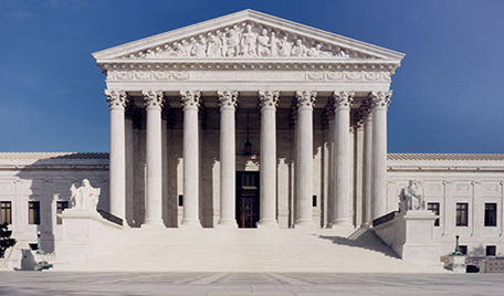 Front of United States Supreme Court Building