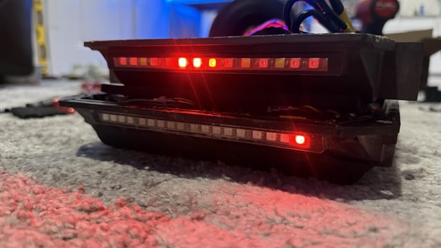 Upgraded headlights on X7 and now taillight is bugged.