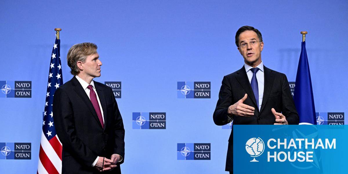  Elbridge Colby and Mark Rutte at NATO Summit