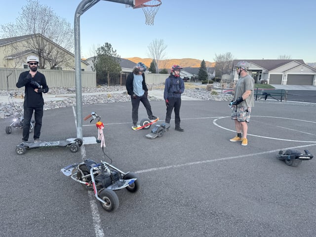 Little group ride action!