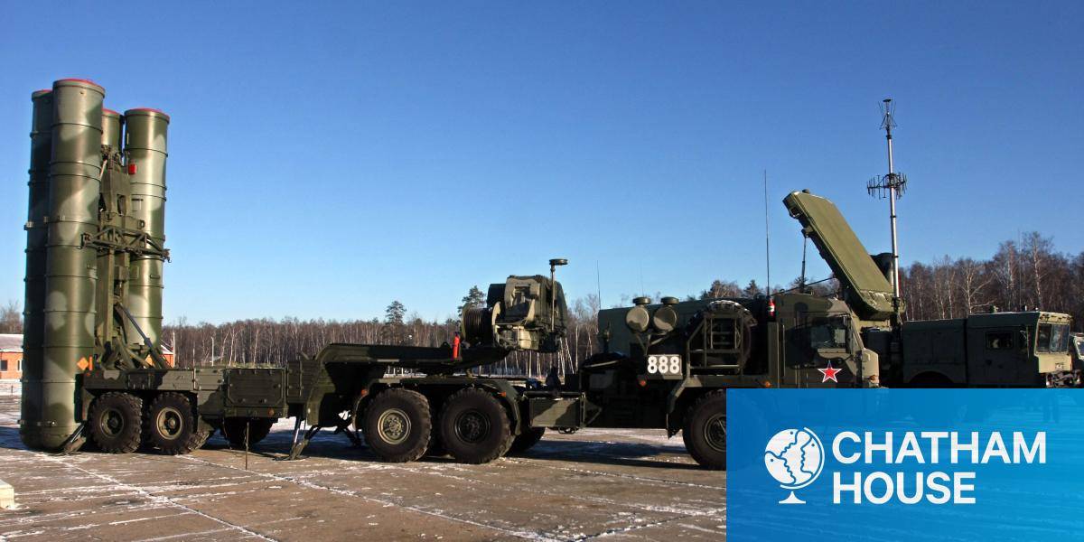 An S-400 Triumf launcher is pictured during exercises at the anti-aircraft defence military unit near Elektrostal, outside of Moscow in December 2010.