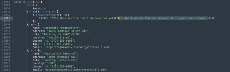 A collection of numbers and letters making up the code of a website.