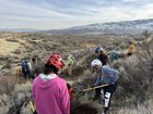 Rebuilding some trails today in Reno NV!