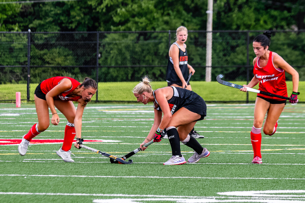 The Eagles played a second scrimmage against Easton High School from Maryland.