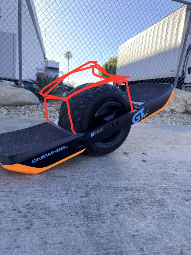 in the future, can there be an option and add like a fender that holds another P50B battery cells to double the range of the GT XL