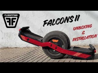 FlightFins Falcons II - Unboxing & Installation (Hooks for one wheels)