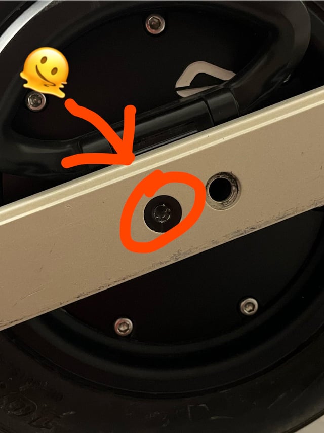 Trying to get rail off, stripped the screw 😭