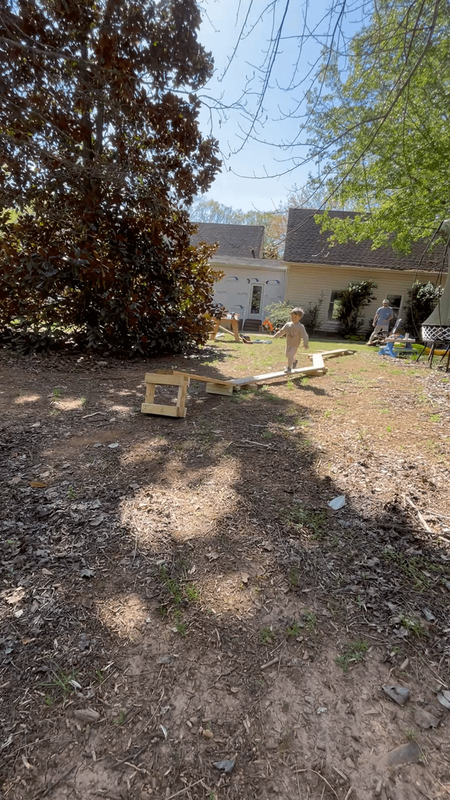 Built some backyard features today