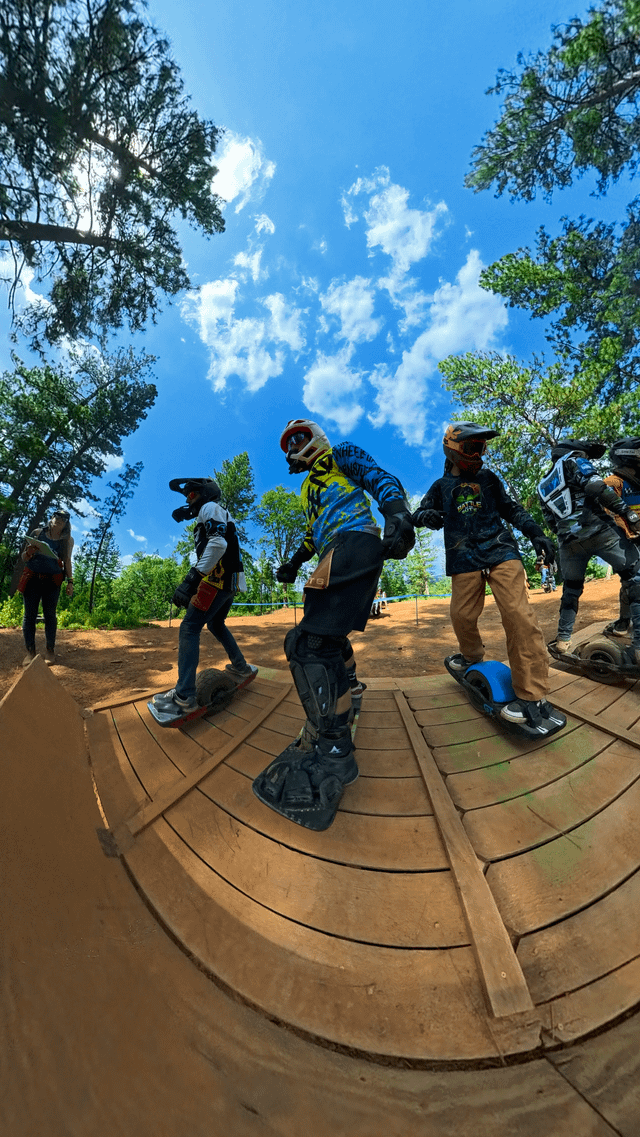 Ever wondered what racing a onewheel is like?