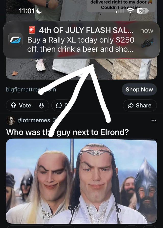 Nonsensical advertising