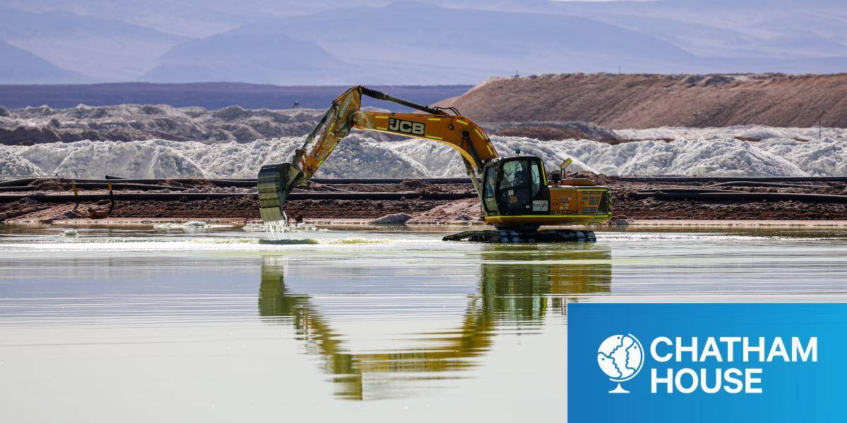 Mining trucks load lithium sulfate, is seen in Atacama Salt Flat, Chile, on July 29, 2024. Chile is the world's leading lithium mining and exporting country, seeking to meet the growing global demand for lithium carbonate. To do so, Chile's state-owned Corporacion Nacional del Cobre (Codelco) signed an agreement with private Sociedad Quimica y Minera (SQM), which has the permits to mine lithium in the Salar de Atacama (north), whose partnership will make Chile the world's leading mining company. 