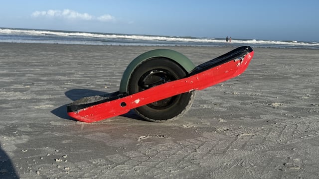 First time on the beach