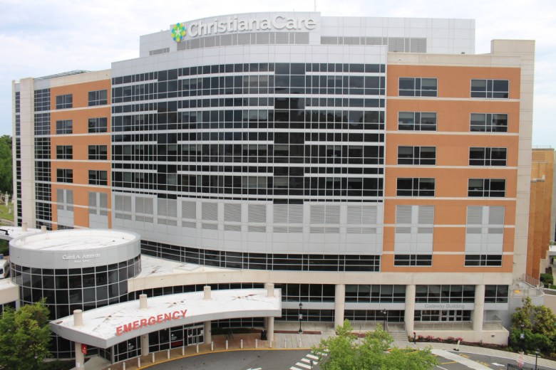 ChristianaCare Wilmington Hospital in Wilmington, Delaware, is pictured in May 2024.
