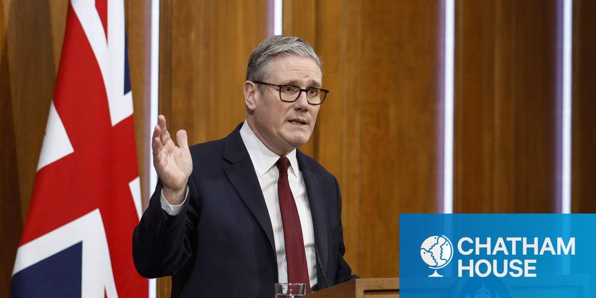 Prime Minister Keir Starmer speaks during a press conference to update on the Middle East situation at No.10 Downing Street on 16 March 2026 in London, England. 