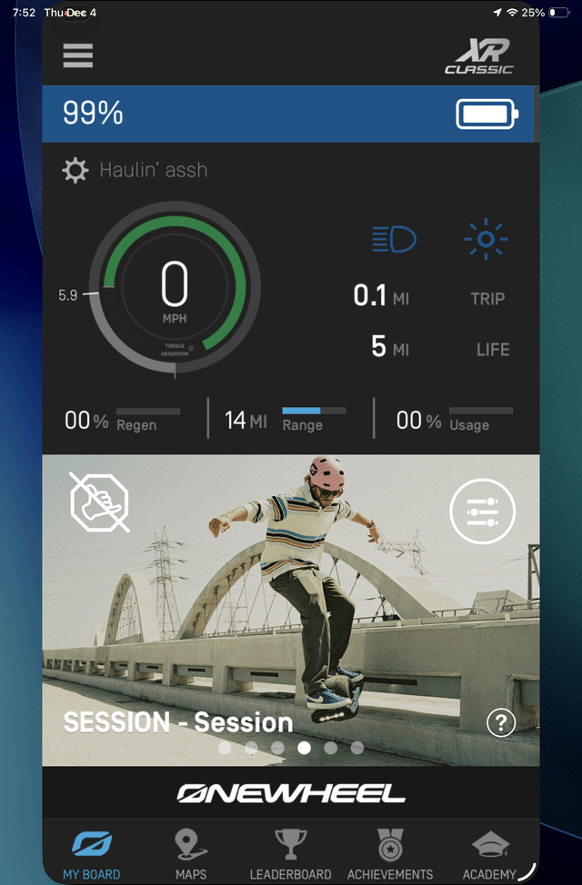 Why does the range only show 14 miles?