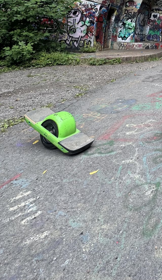 Onewheel left at Abandoned PA turnpike tunnels