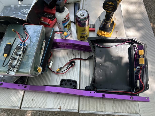How do I throw this ISC battery into my GT with the GTV? I'm lost.