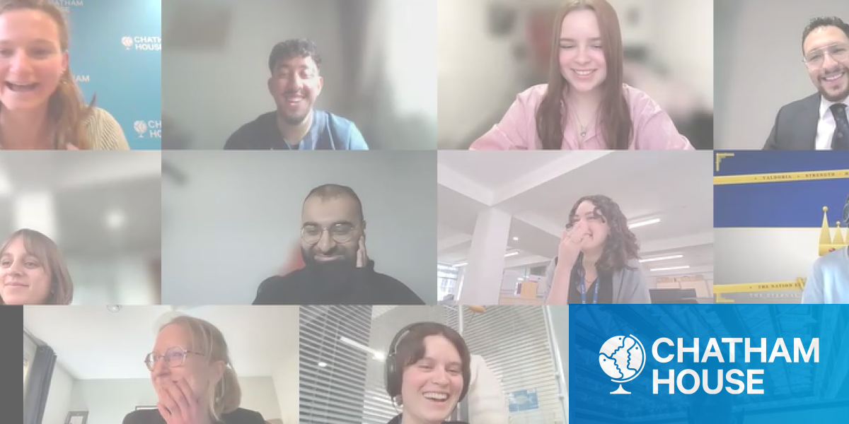 Screenshot of the CFC policy hackathon